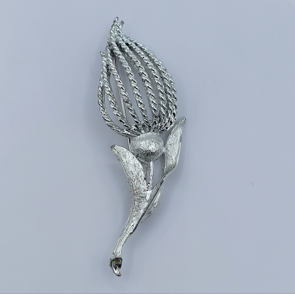 Sarah Coventry Silver Brooch #2908